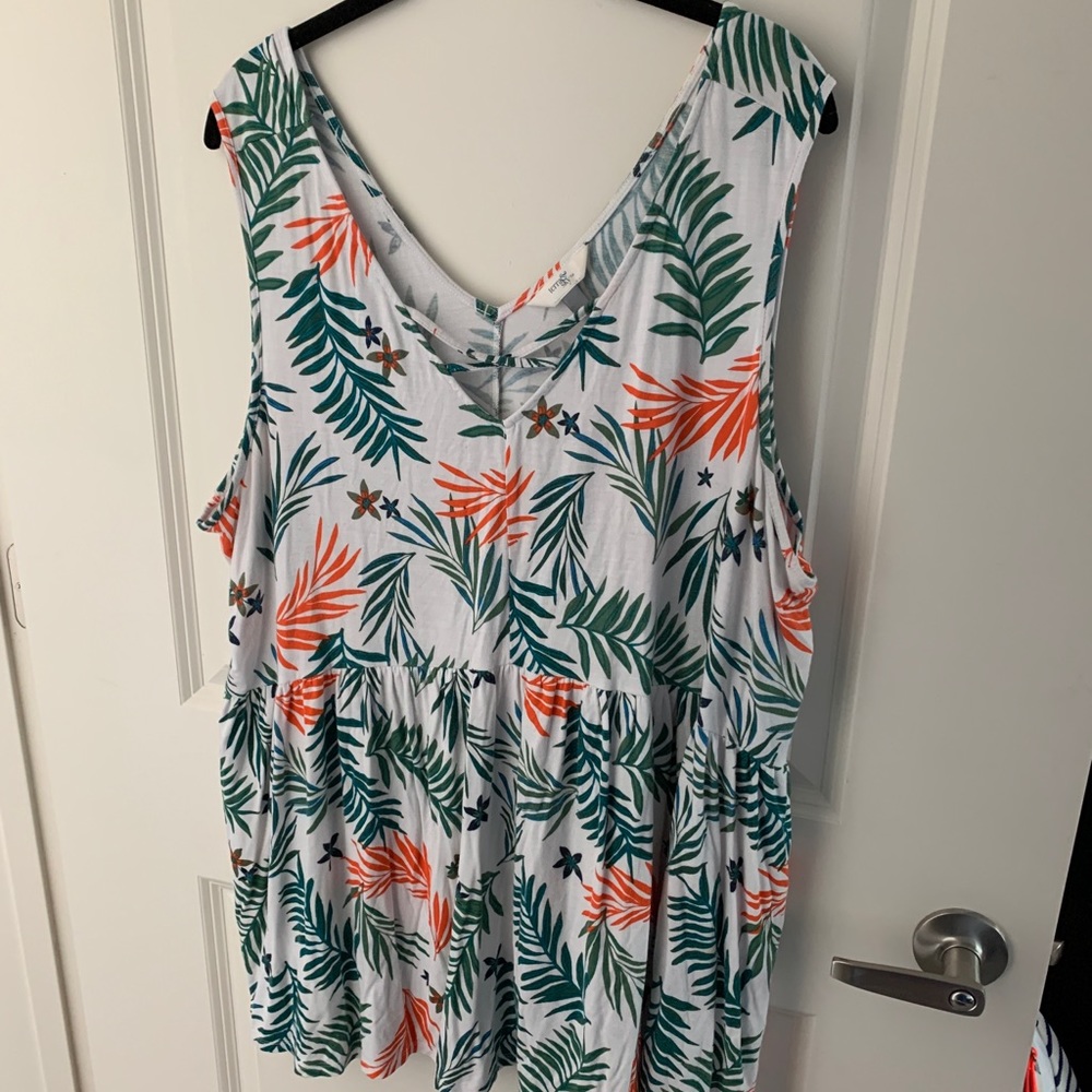 Terra and Sky tank top, 2X